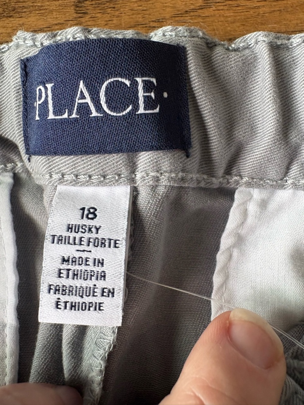 The Children's Place Light Gray Casual Kids Pants - Picture 2 of 5